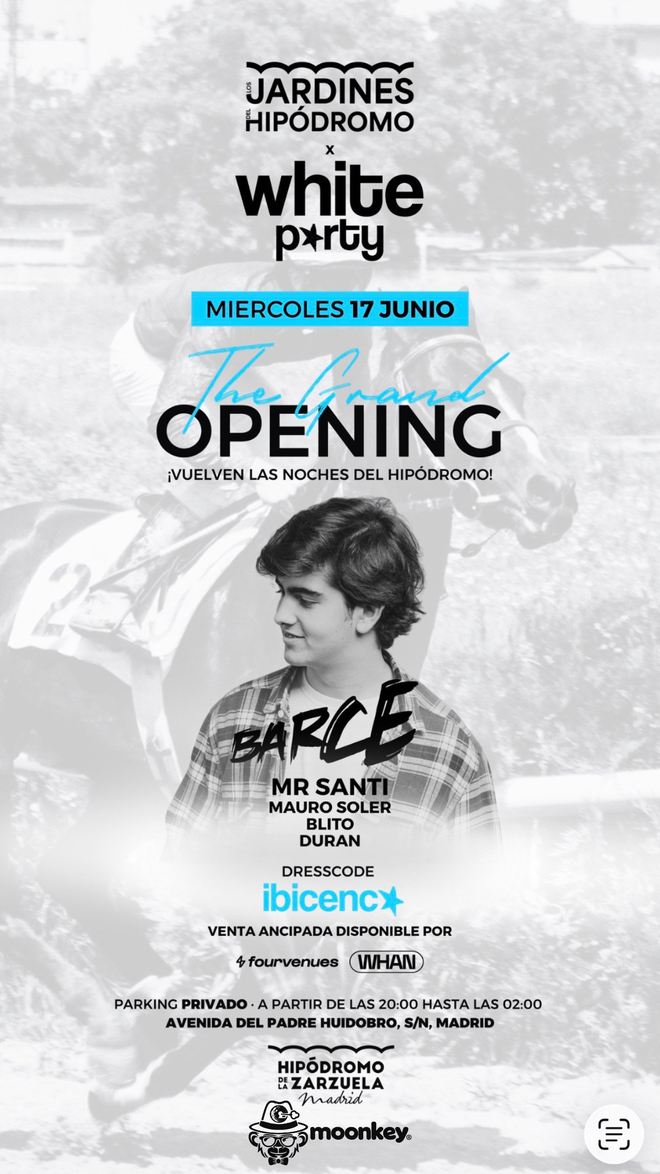 Flyer de ÚLTIMAS ENTRADAS DEL HIPÓDROMO