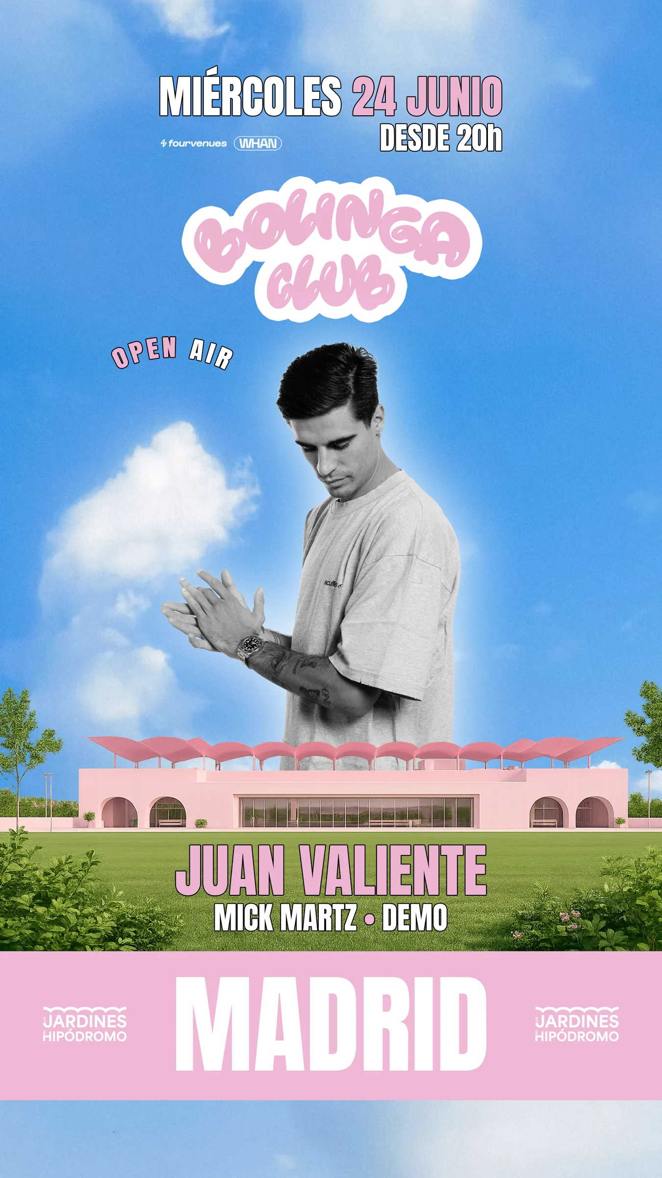 Flyer de Los Jardines del Hipódromo